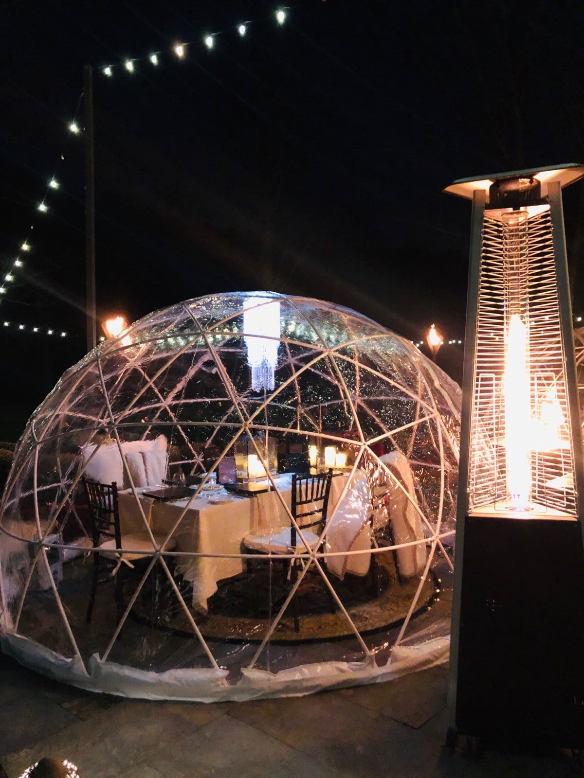 KOP's Private Igloo Dining Is Lit