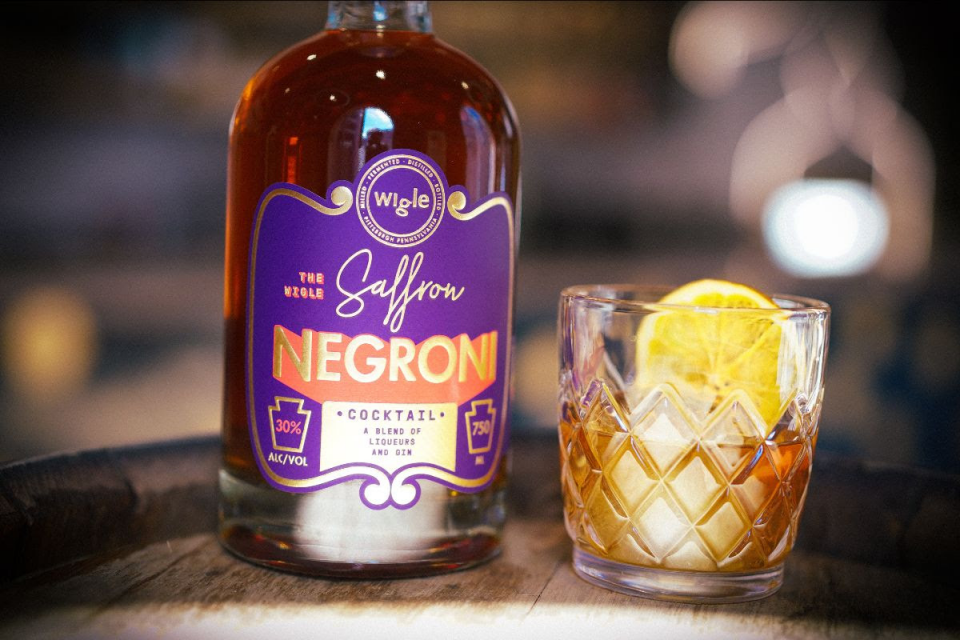 Wigle Saffron Negroni