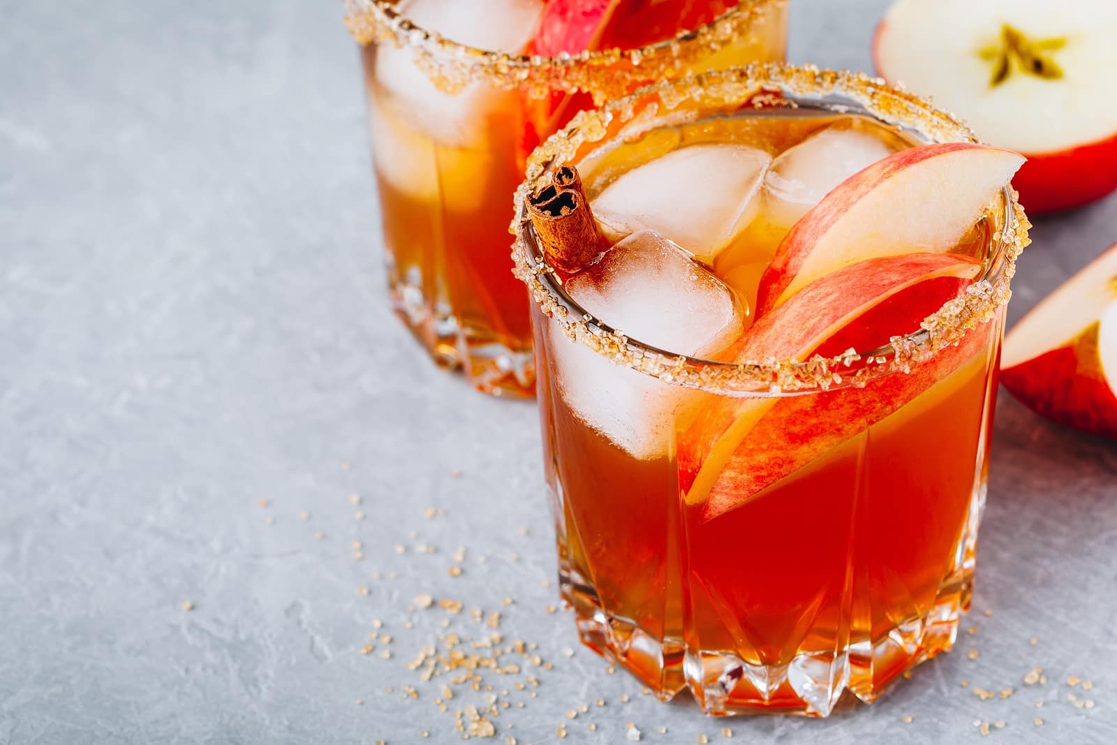 An apple cider margarita.
