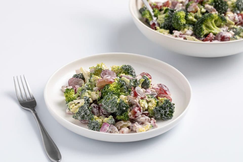 Grape and Broccoli Salad