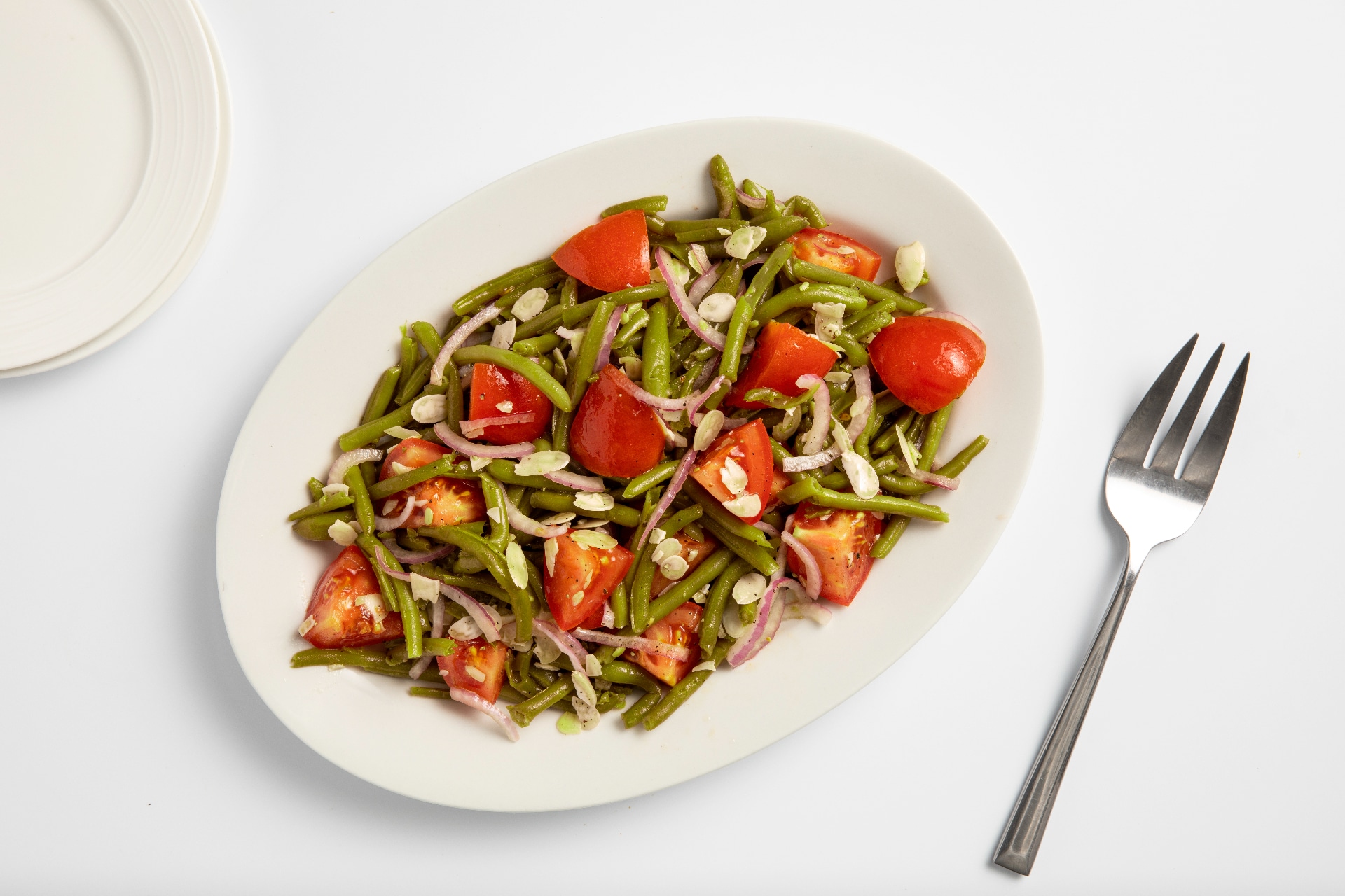 green bean and tomato salad