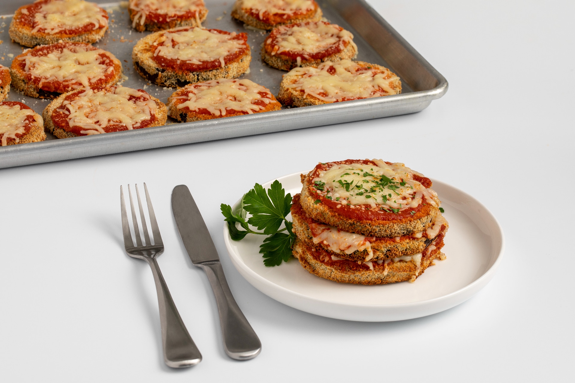 sheet pan eggplant parm