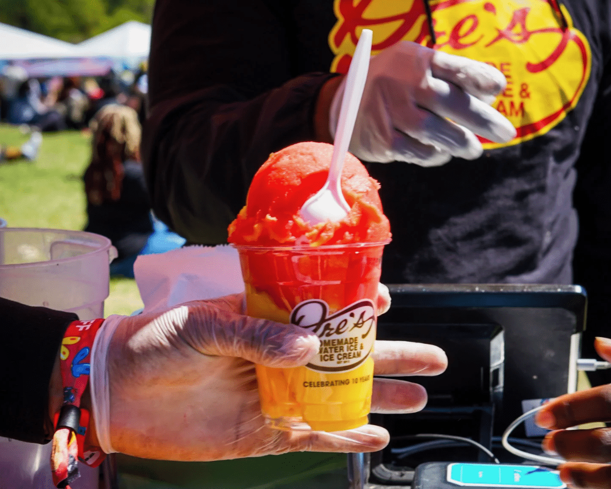Dre's Water Ice in Philadelphia.