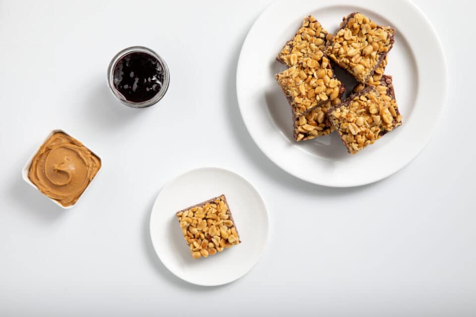 PB&J Oatmeal Bars