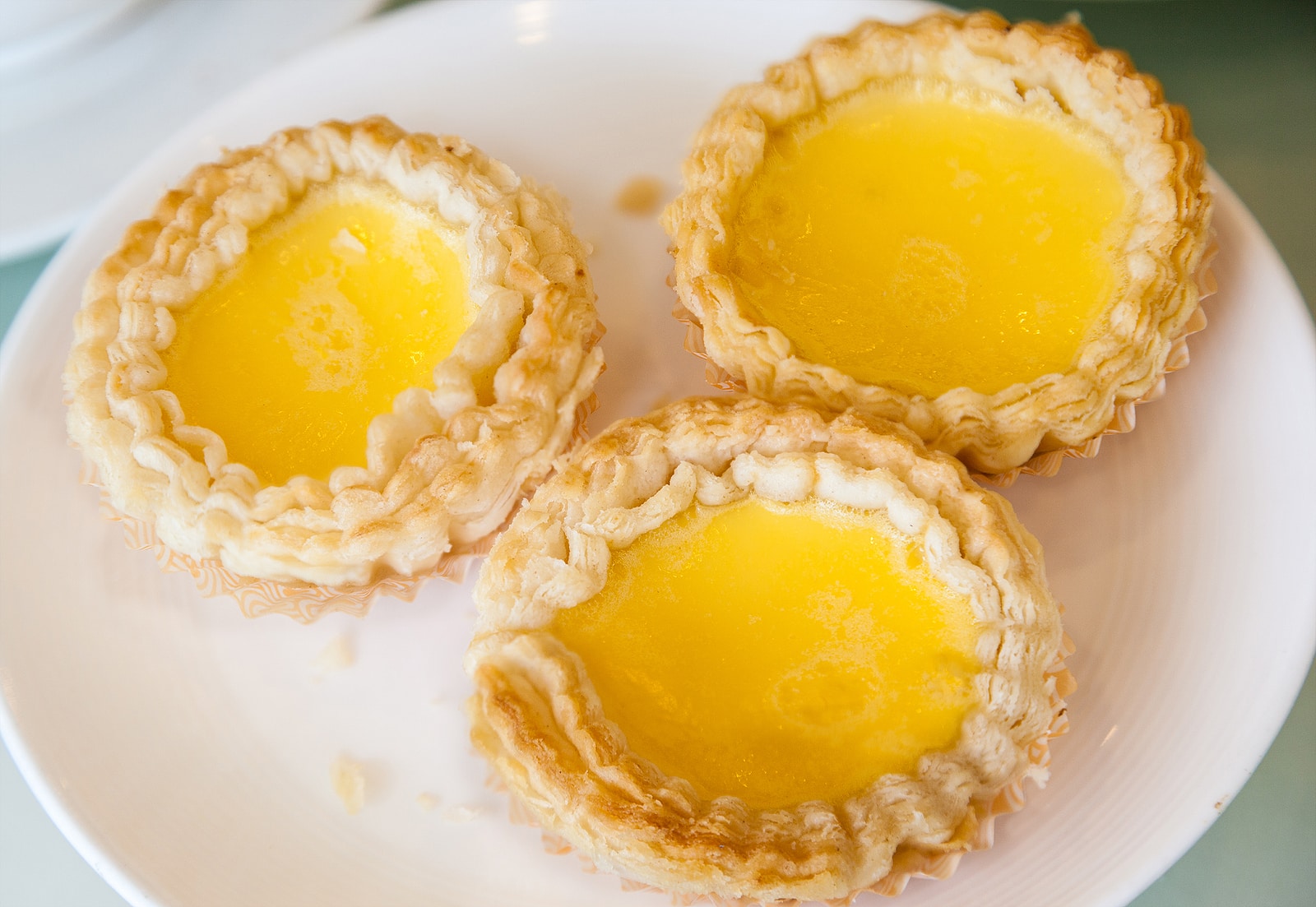 Cantonese dim sum dessert.