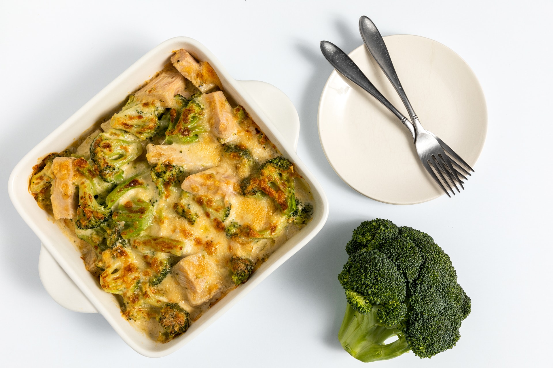 jackfruit and broccoli bake