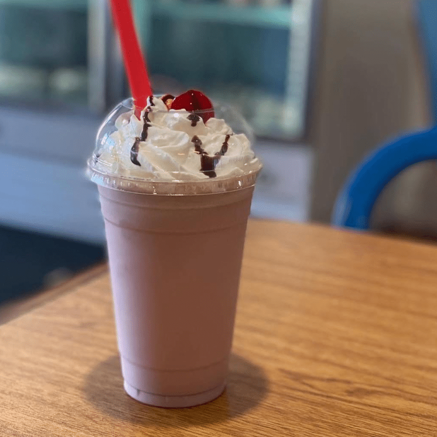 Milkshake at Booyah Burgers.