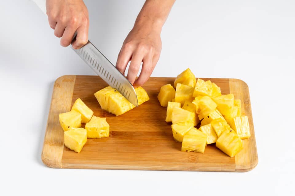 how to cut a pineapple