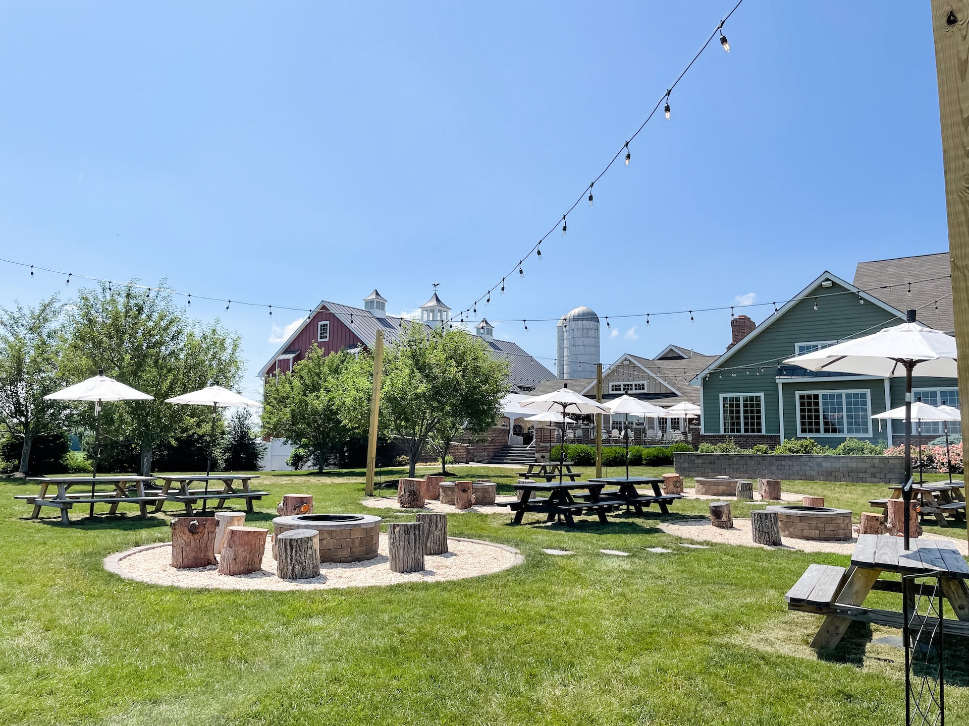 Beer Garden at Wyndridge Farm