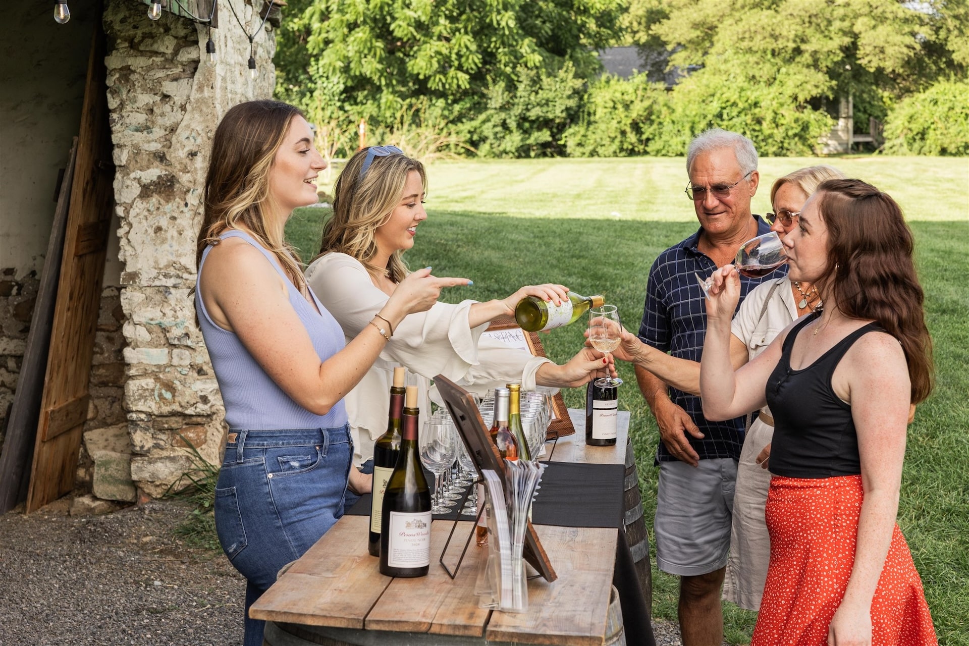 Penns Woods Winery tasting