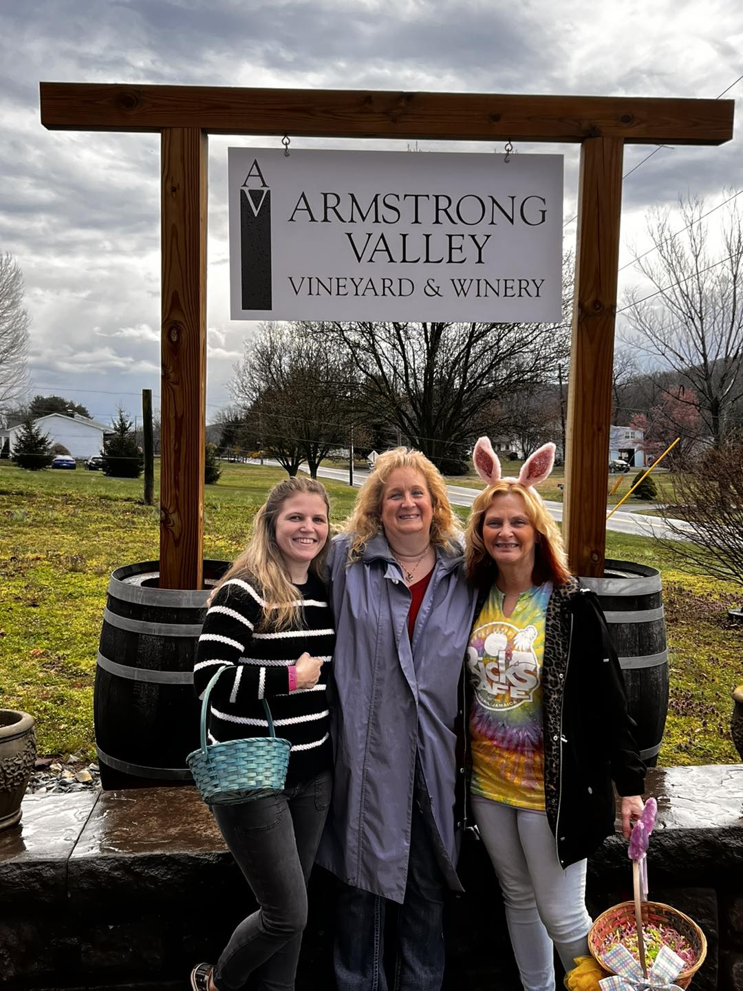 Easter Egg Hunt at Armstrong Valley Vineyard & Winery.