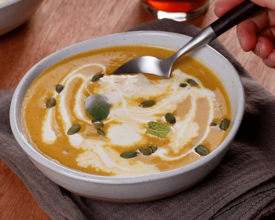 PA Preferred butternut squash soup.