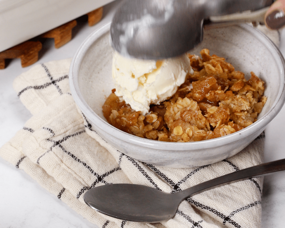 PA Preferred cinnamon apple crisp.