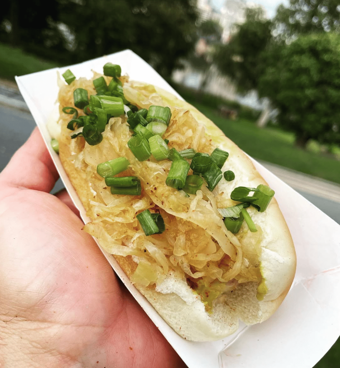 Iron Man Hot Dog at The Spot in Harrisburg.