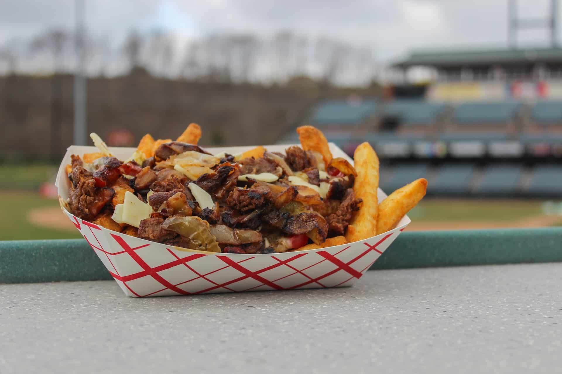 Rail King Fries at the Altoona Curve ballpark.