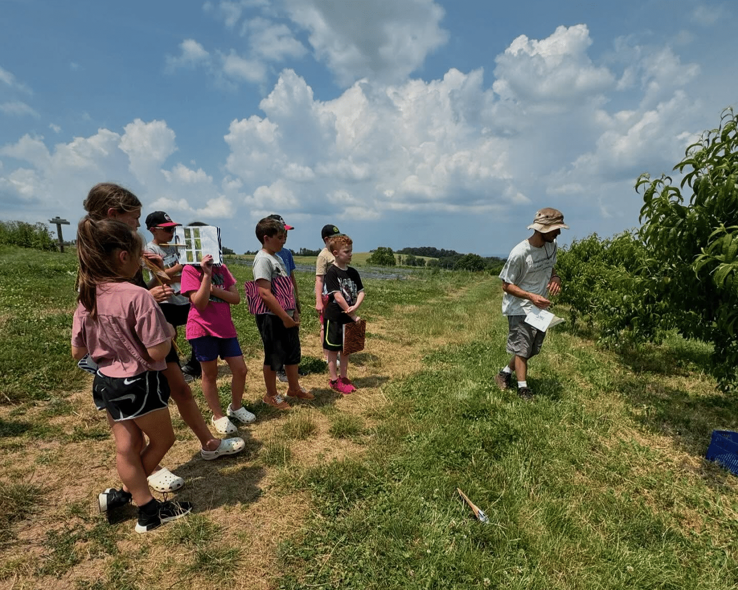 Educational programming at Rohrbach's Farm.