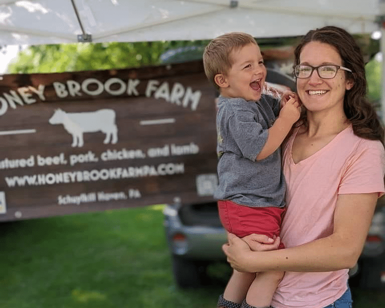 Angela Meck of Honey Brook Farm.