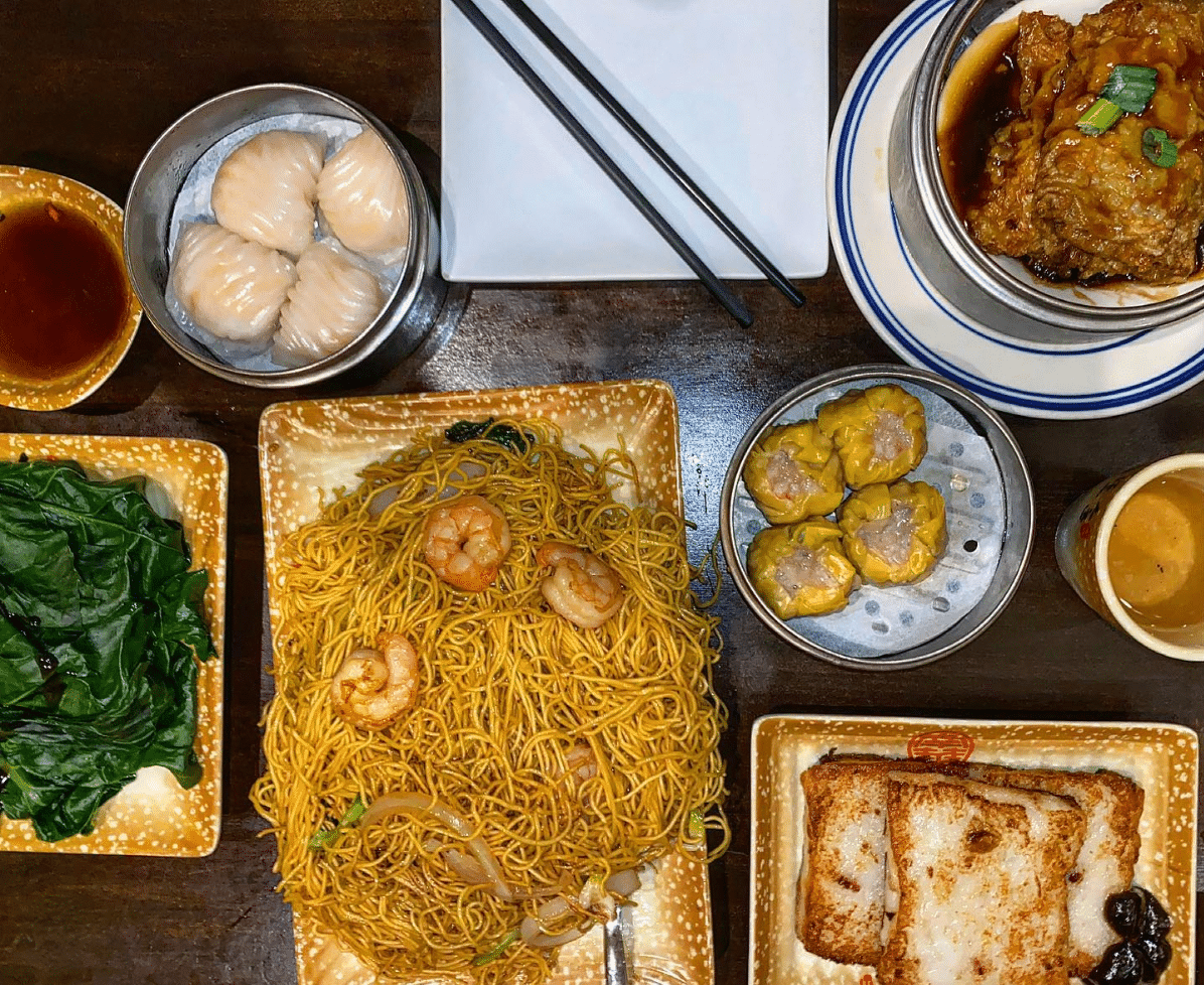 Dim sum at Nom Wah, Philadelphia.