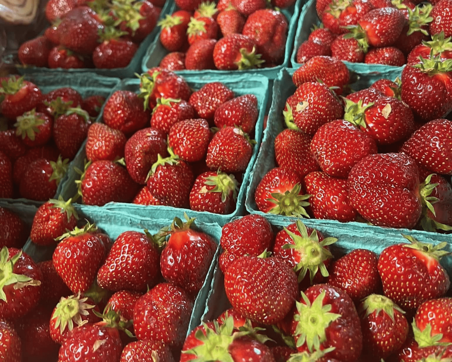 Fresh strawberries at PA Preferred JP's Farmers Market.