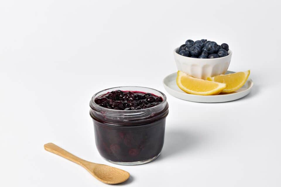 Nourish PA 3-ingredient blueberry sauce.