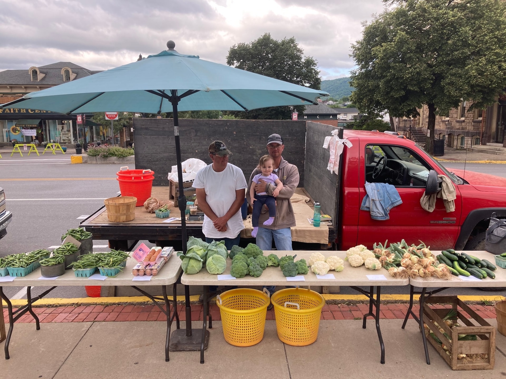 Wayne, Mark and Joanna of Ardry Farms in Centre County.