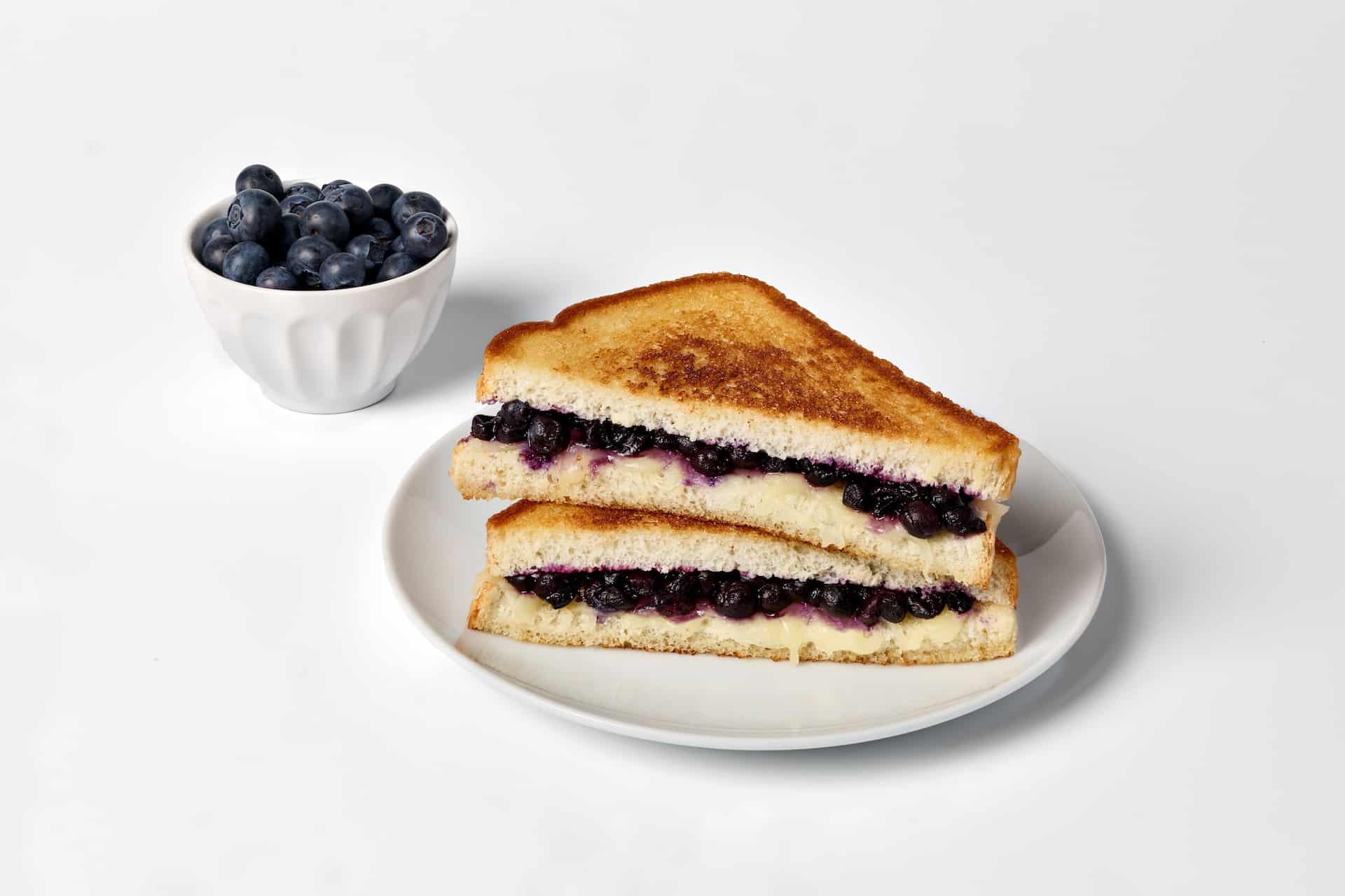 Nourish PA blueberry grilled cheese sandwich.