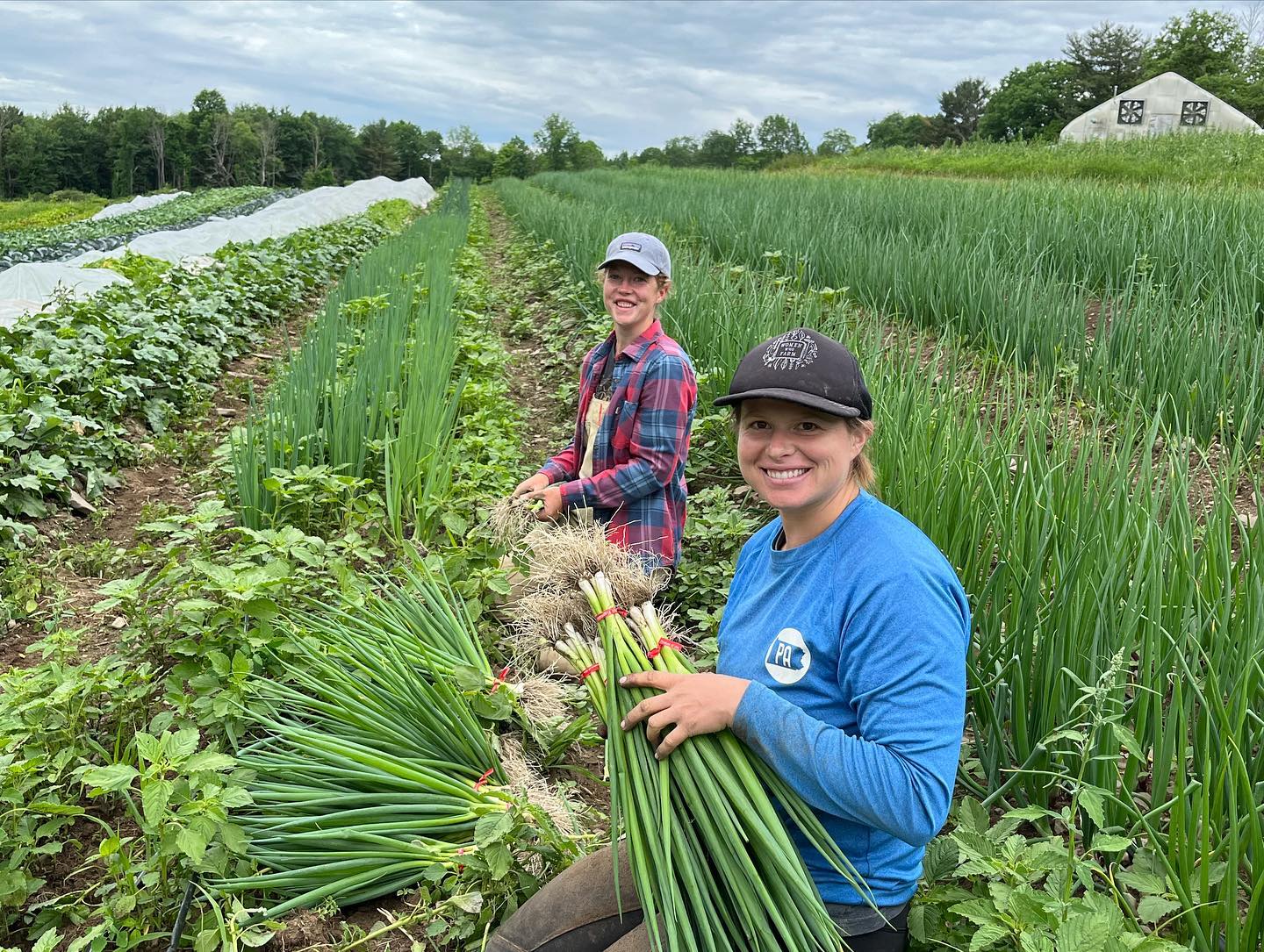 Lindsee Williams and Michelle Piriczky of Endless Roots Farm.