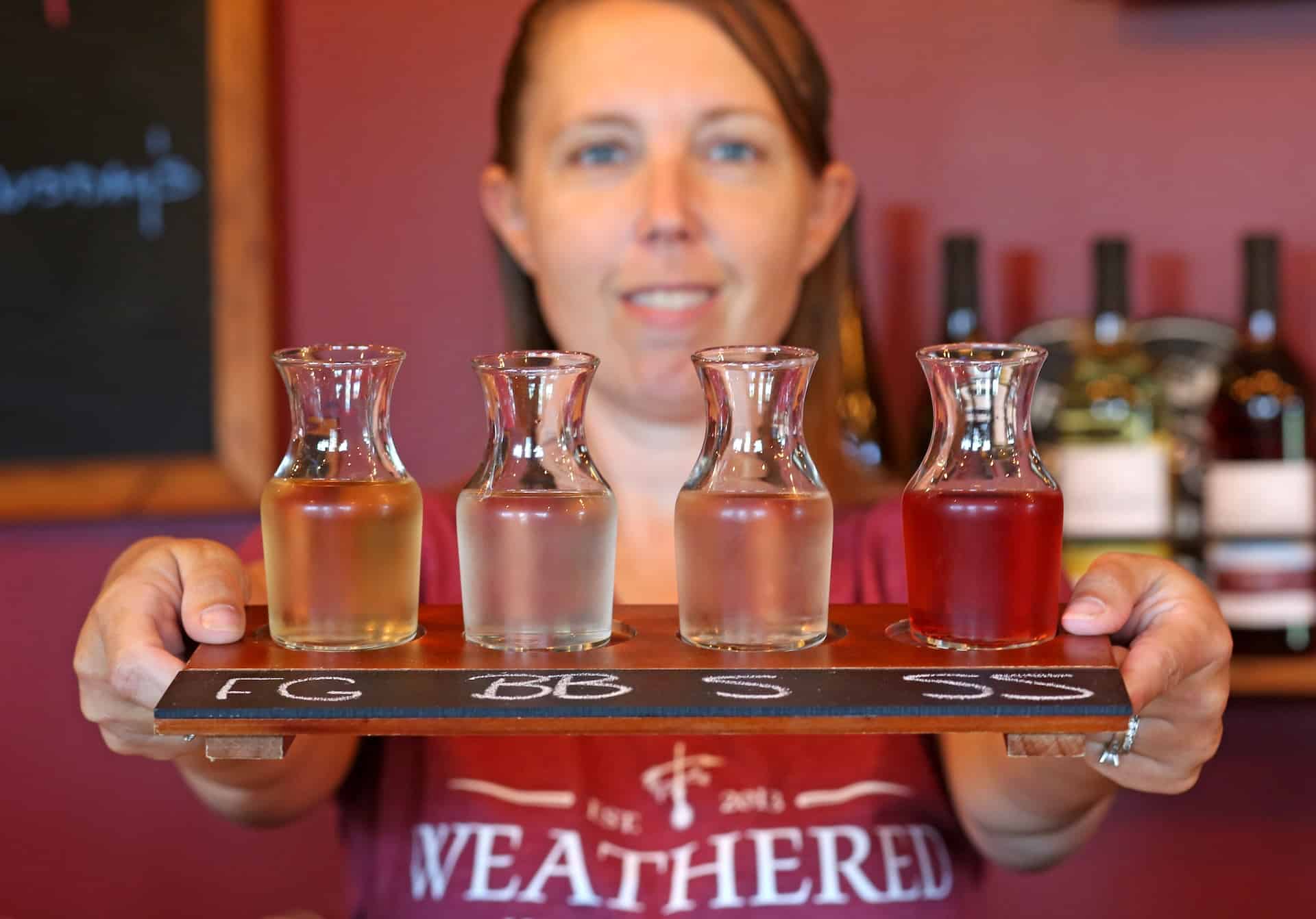 Gina DeLong at Weathered Vineyards & Winery.