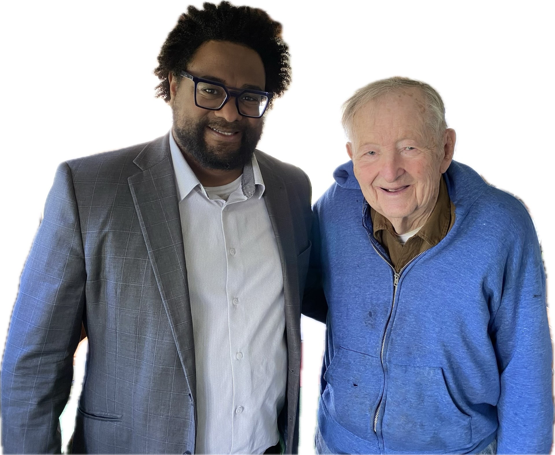 Alliance for Health Equity CEO Kevin Ressler & client Ted Stetler.