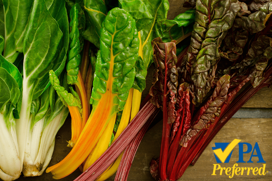 PA Preferred logo with vegetables.