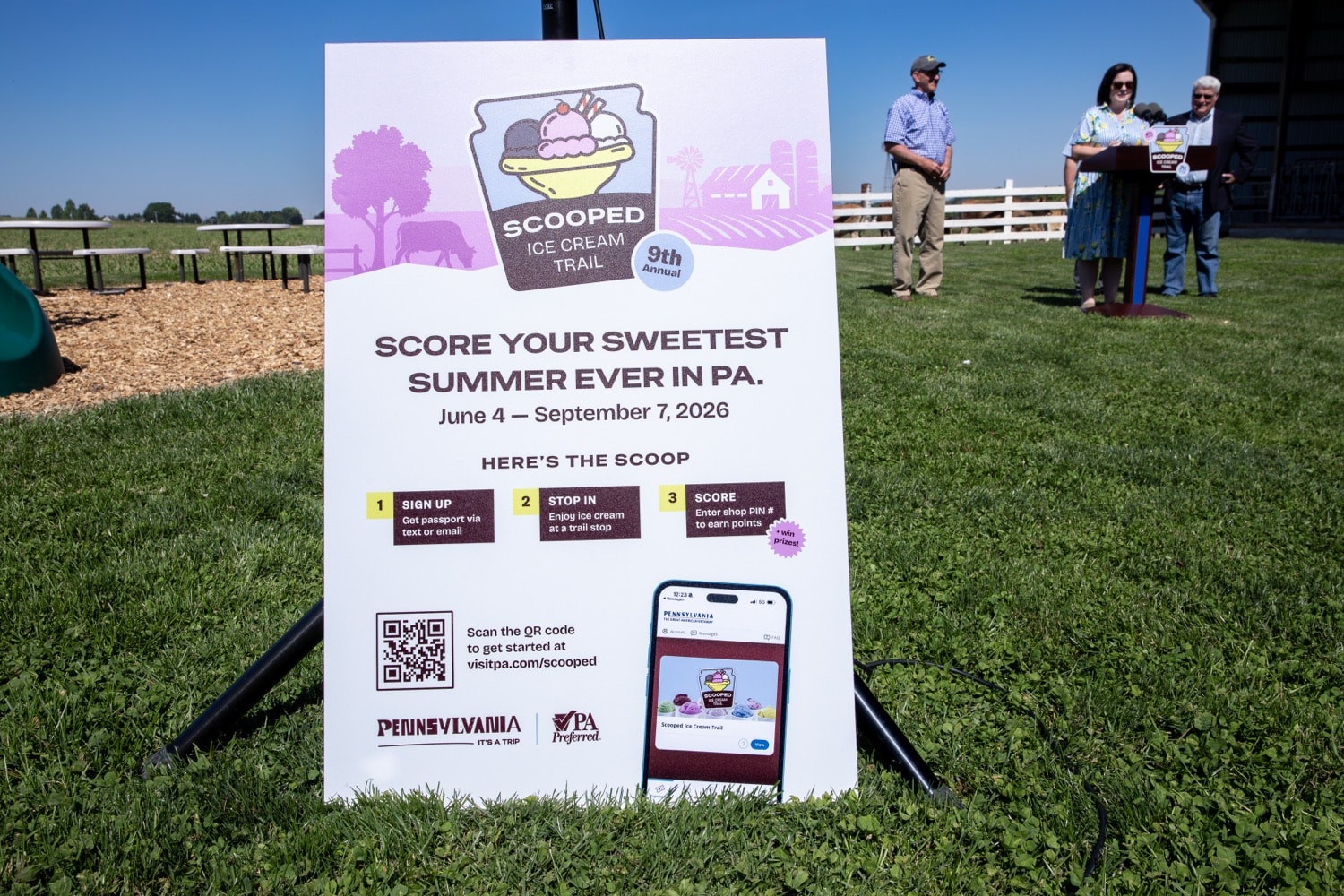 Scooped Ice Cream Trail at Lapp Valley Creamery in New Holland, Lancaster County