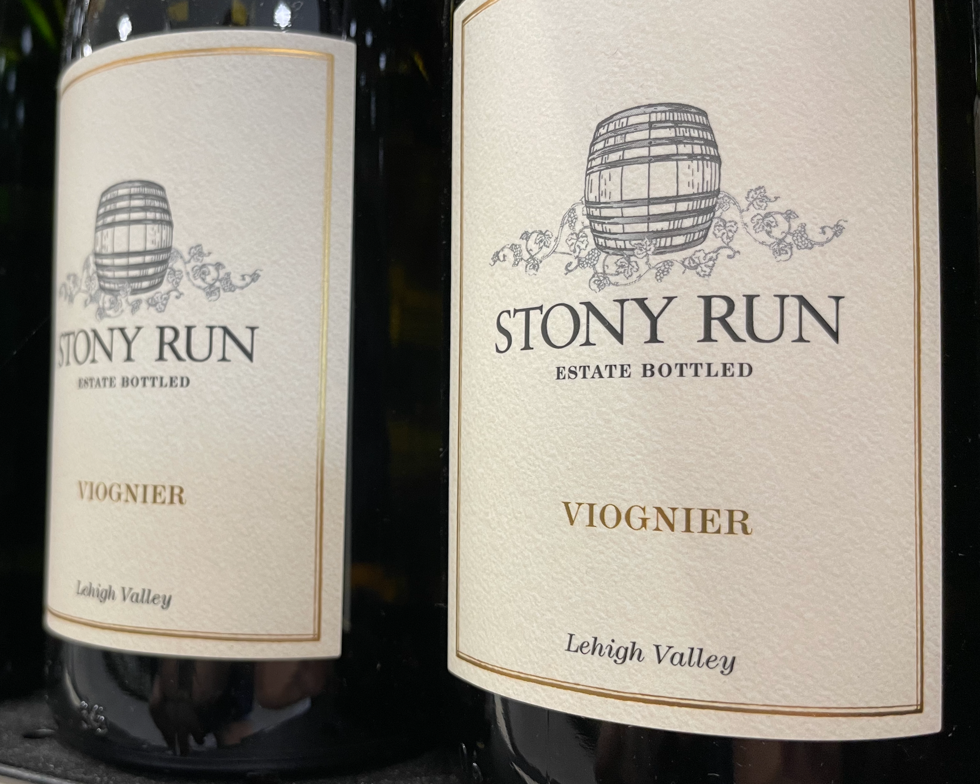 Stony Run estate bottled Viognier.