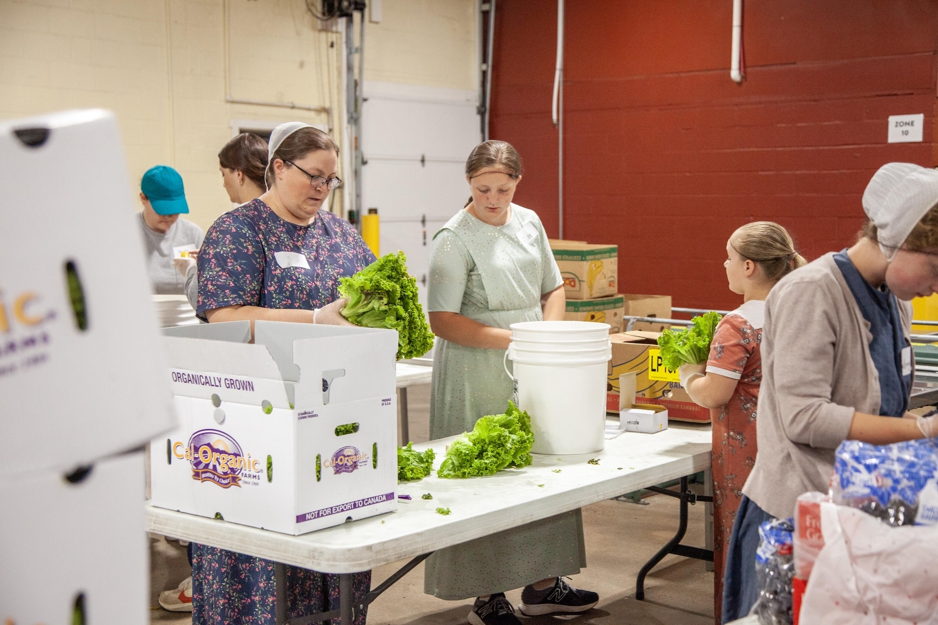 Volunteers at Blessings of Hope in Pennsylvania.