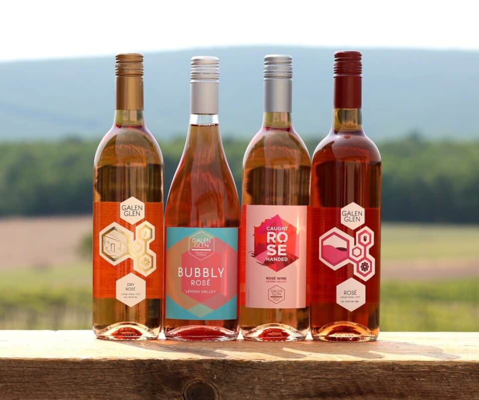 The rosé collection by Galen Glen.