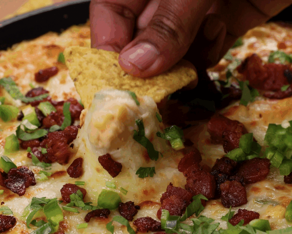 PA Preferred® skillet corn jalapeño popper dip.