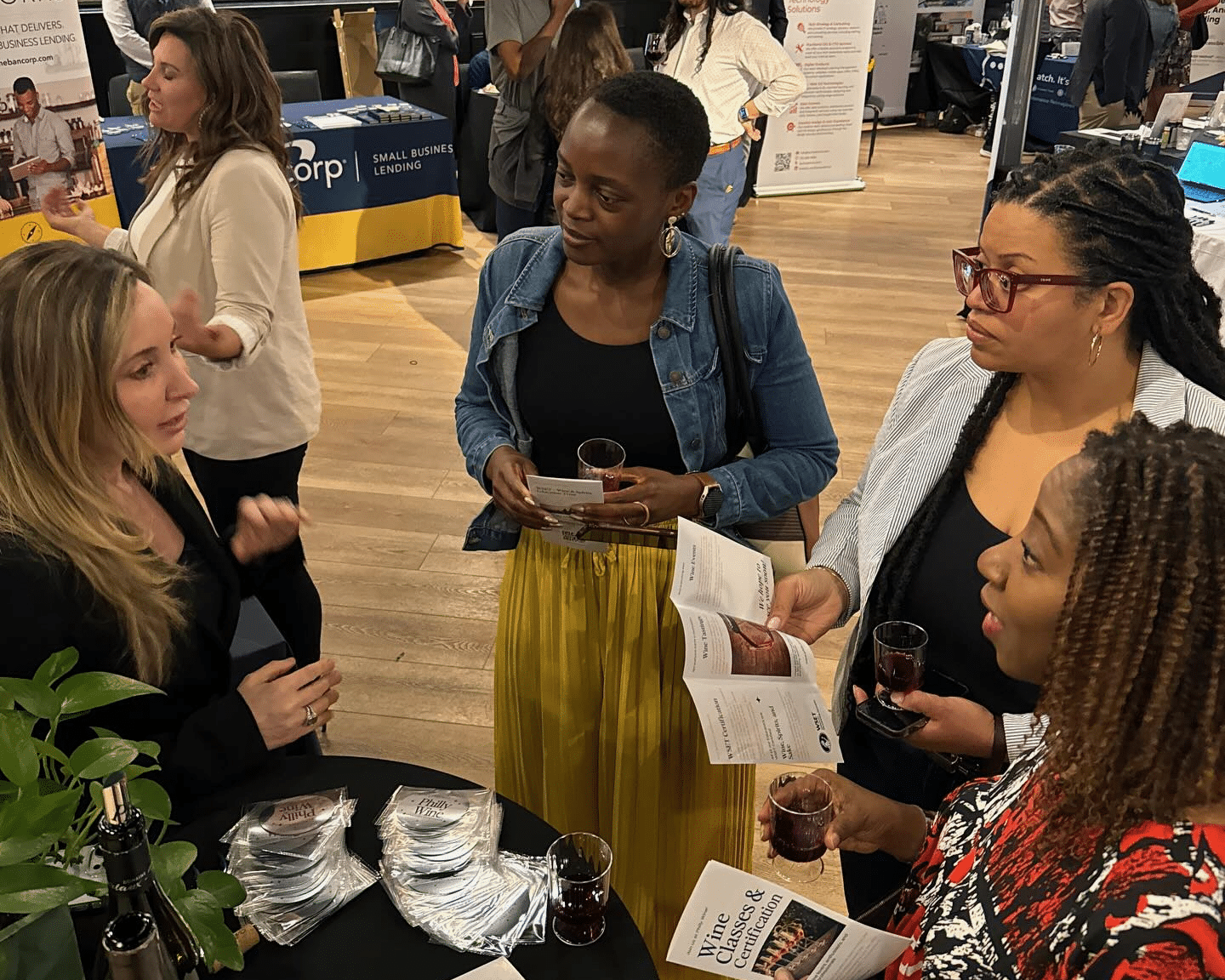 Allen and Fitler Club Business Expo guests.