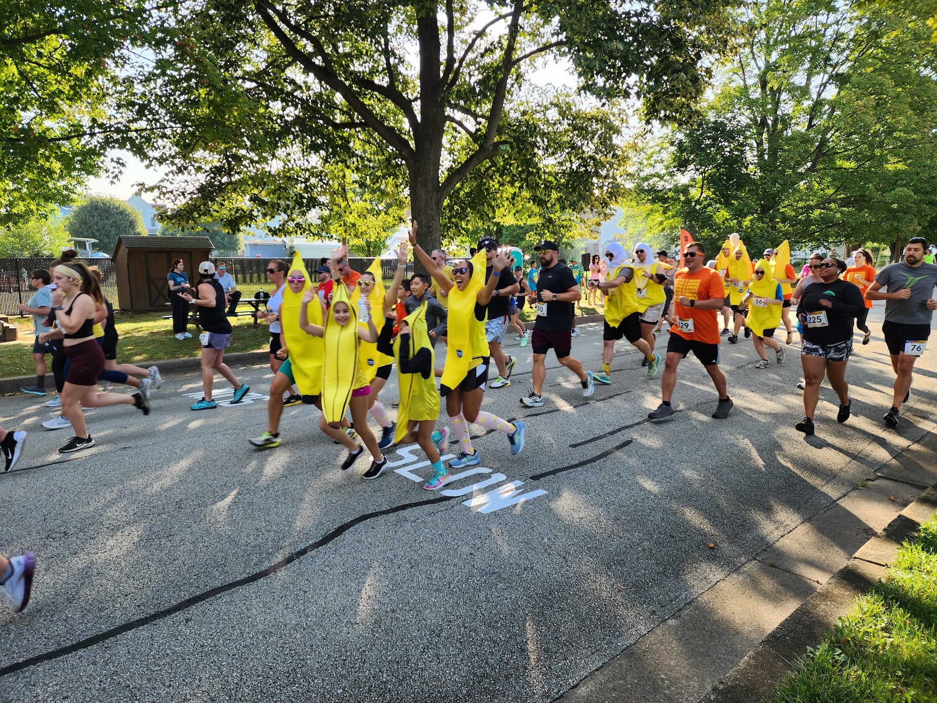 Banana-themed 5K at the The Great American Banana Split Celebration.