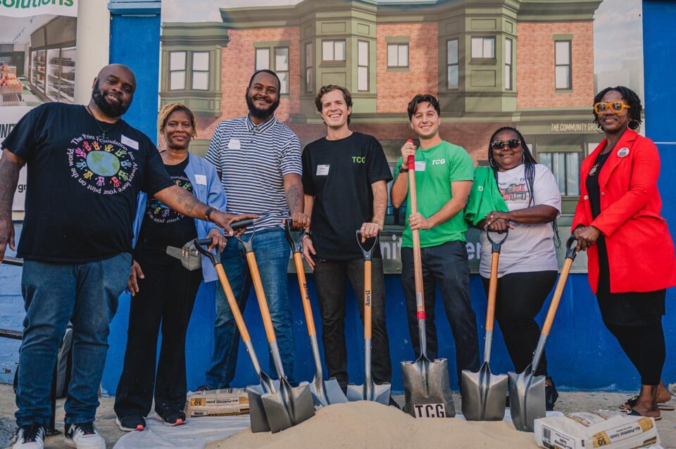 Groundbreaking ceremony at TCG.