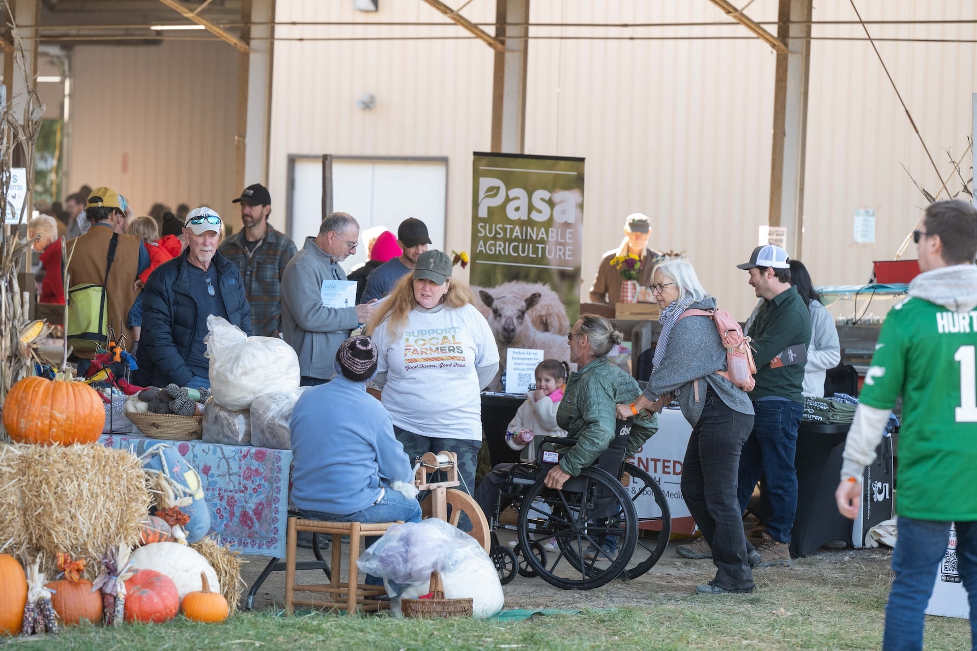 The crowd at Good Food Fest.
