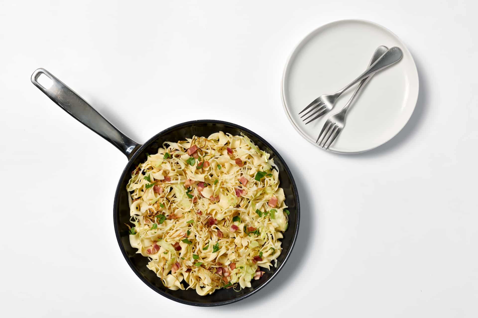 Nourish PA Cabbage and Noodles Skillet.