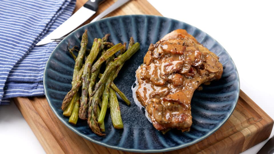 Stoney Lonesome Farm pork chop.