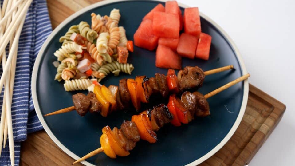 PA Preferred® pork kebabs by Stoney Lonesome.