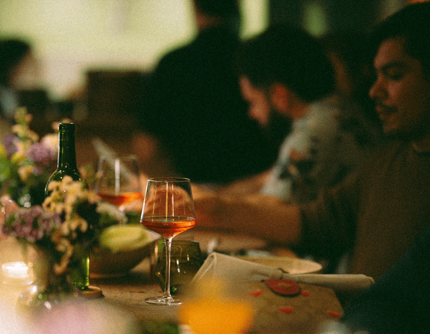 Guests dining at Emmett in Philadelphia.