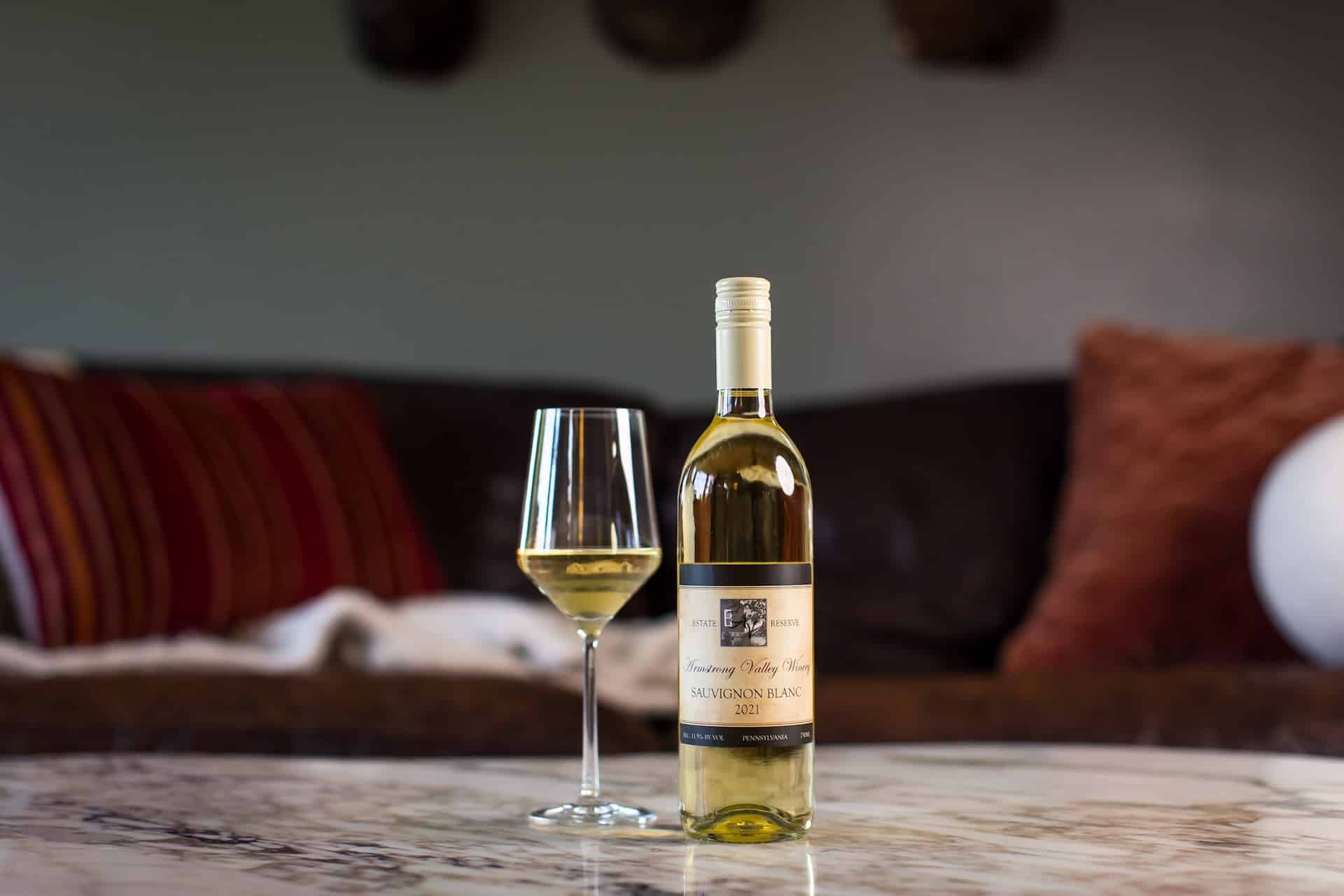 Sauvignon Blanc at Armstrong Valley Vineyard & Winery.