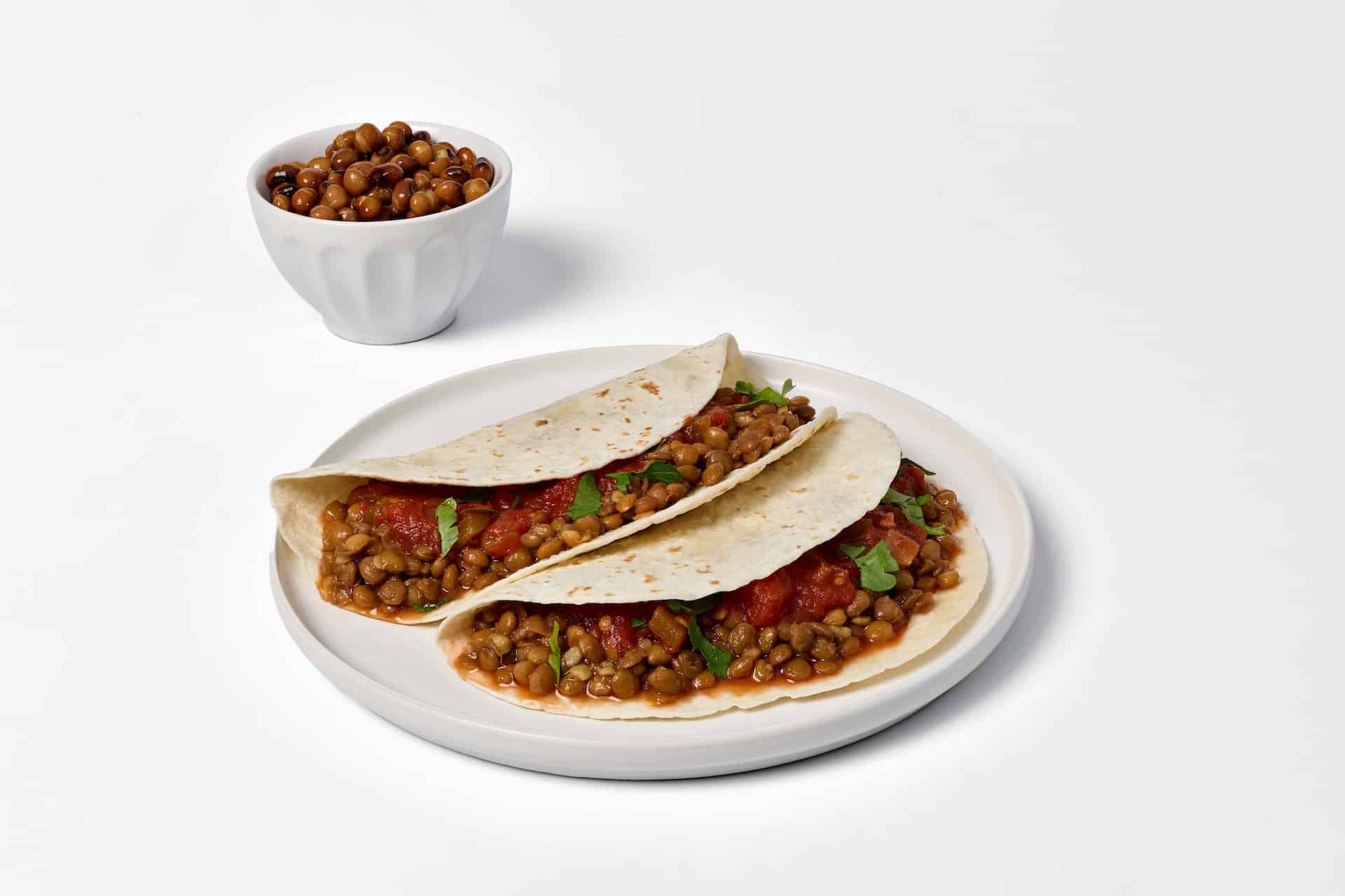 Nourish PA vegan lentil tacos.