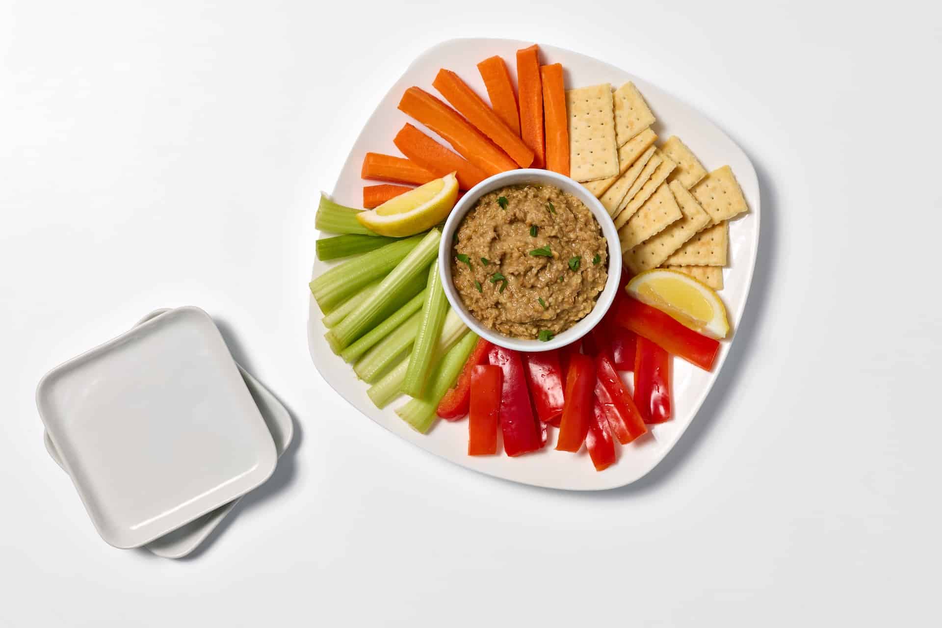 Nourish PA garlic and lemon lentil dip.