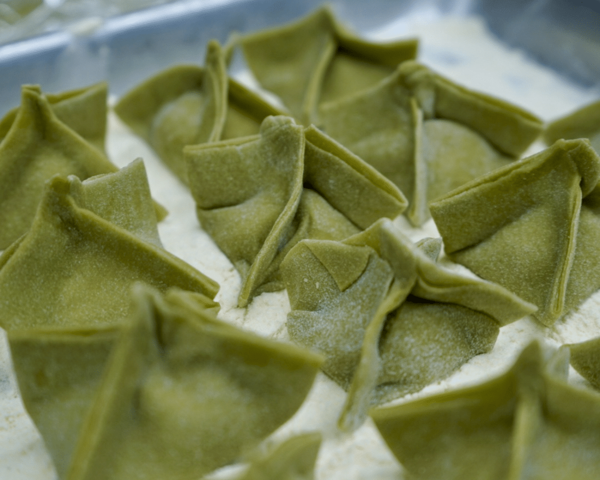 Raviolis at The Refinery.