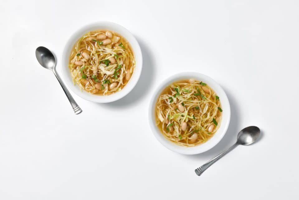 Nourish PA One-Pot Cabbage and Bean Soup.