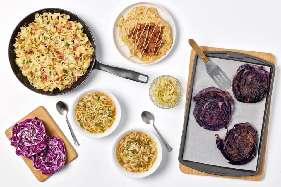 Nourish PA cabbage four ways.