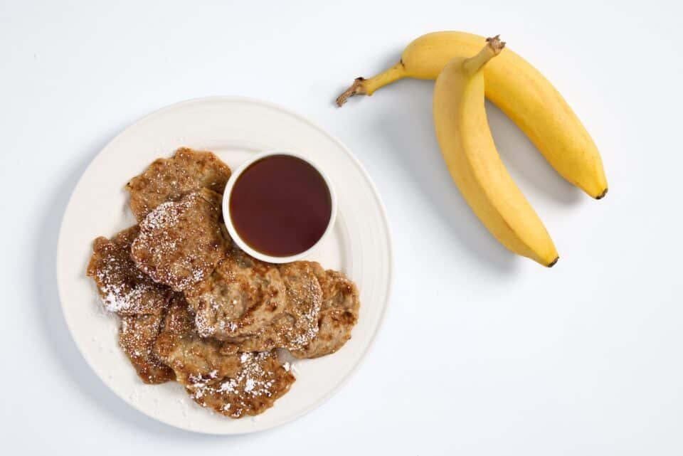 Nourish PA banana fritters.